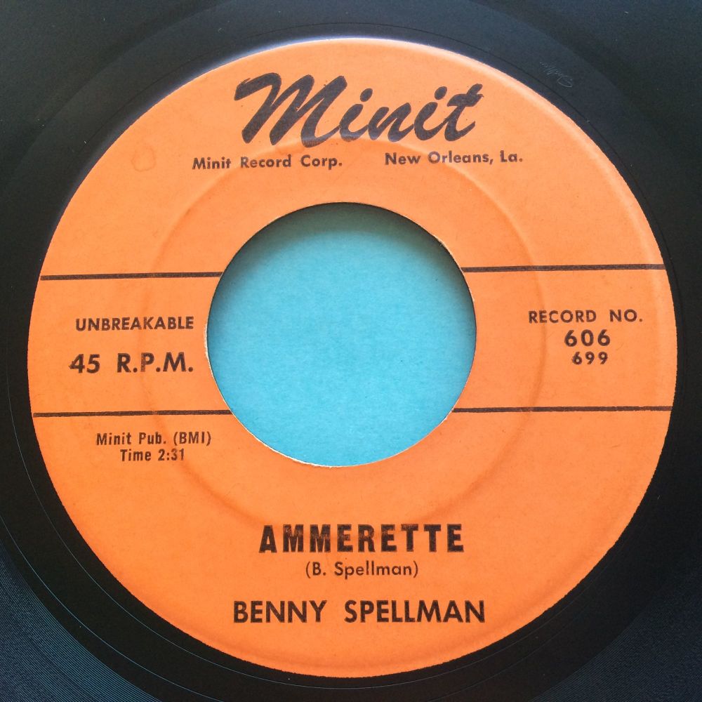 Benny Spellman - Ammerette - Minit - VG+