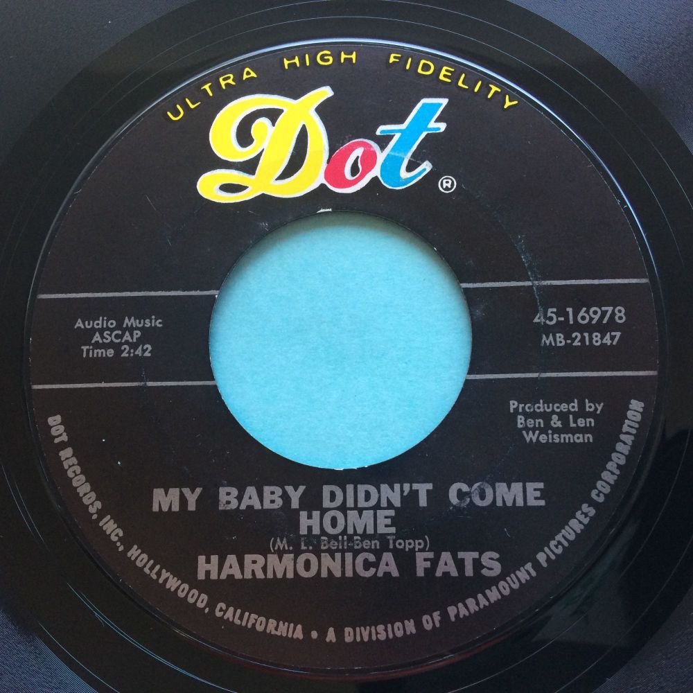 Harmonica Fats - My baby didn't come home - Dot - Ex