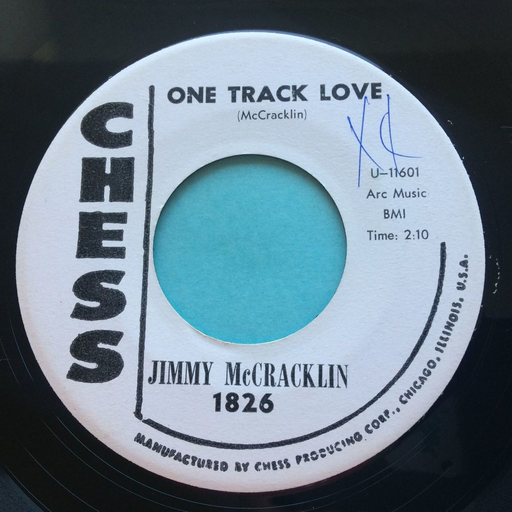 Jimmy McCracklin - One track love b/w Trottin' - Chess promo - Ex