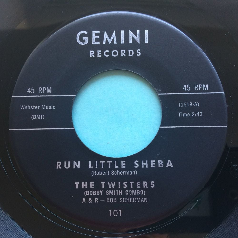 The Twisters - Run little Sheba - Gemini - Ex