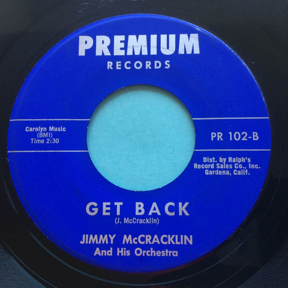 Jimmy McCracklin - Get back - Premium - VG+