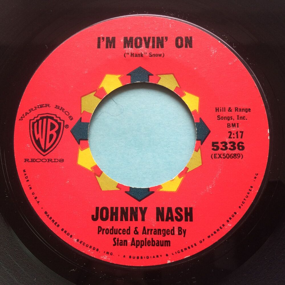 Johnny Nash - I'm movin' on - WB - Ex