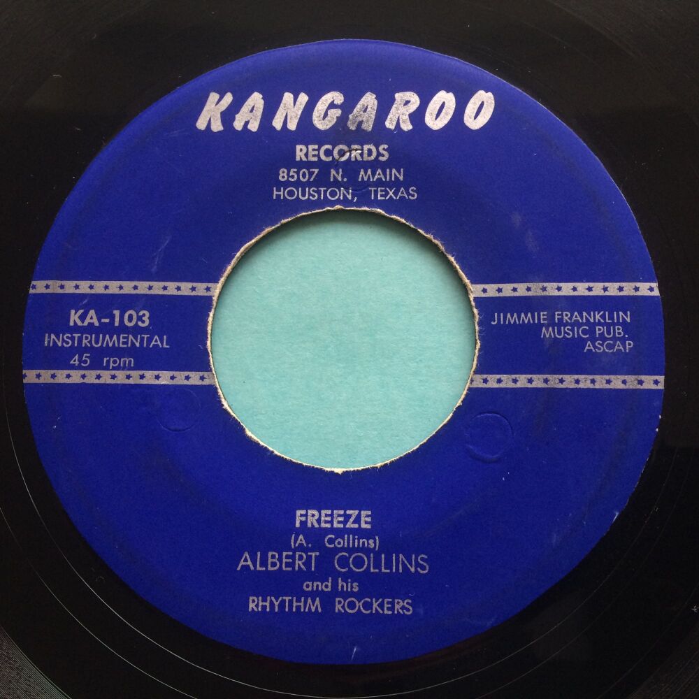 Albert Collins - Freeze b/w Collin's shuffle - Kangaroo - VG+