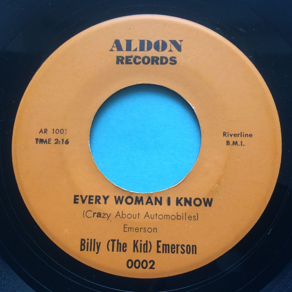 Billy (The Kid) Emerson - Every woman I know - Aldon - Ex-
