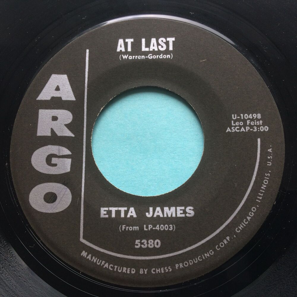 Etta James - At last - Argo - Ex-