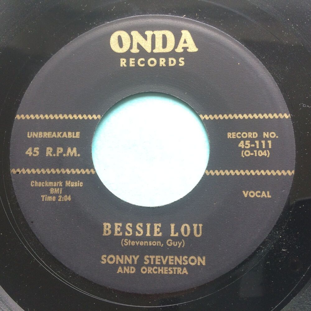 Sonny Stevenson and Orch. - Bessie Lou - Onda - Ex