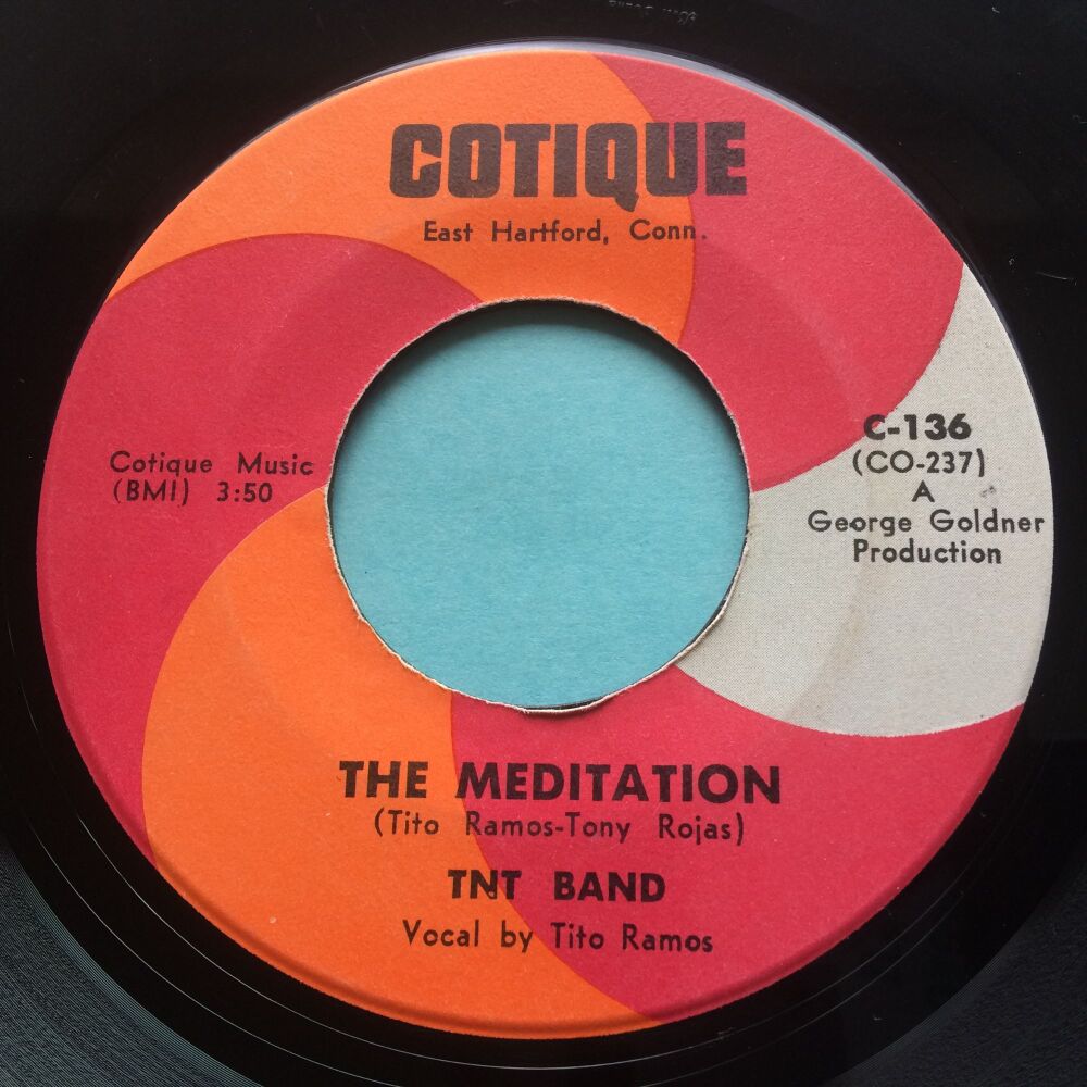 TNT Band - The meditation b/w Mr Slick - Cotique - VG+