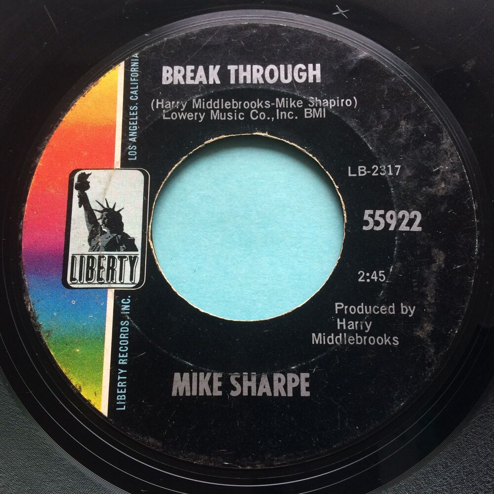 Mike Sharpe - Break Through - Liberty - VG+