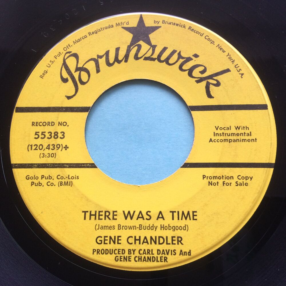 Gene Chandler - There was a time - Brunswick promo - Ex