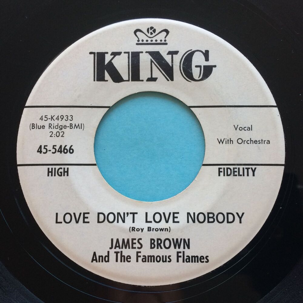 James Brown - Love don't love nobody - King promo - VG+ (swol)