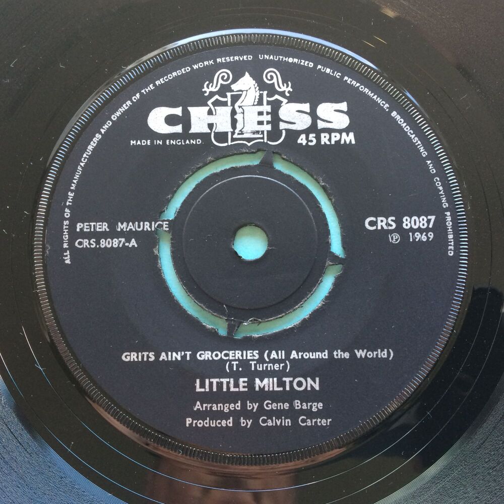 Little Milton - Grits ain't groceries - UK Chess - Ex
