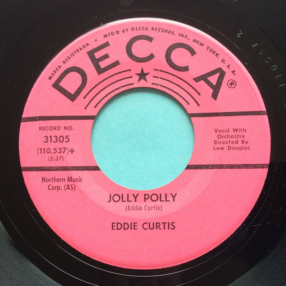 Eddie Curtis - Jolly Polly - Decca - Ex (sol)