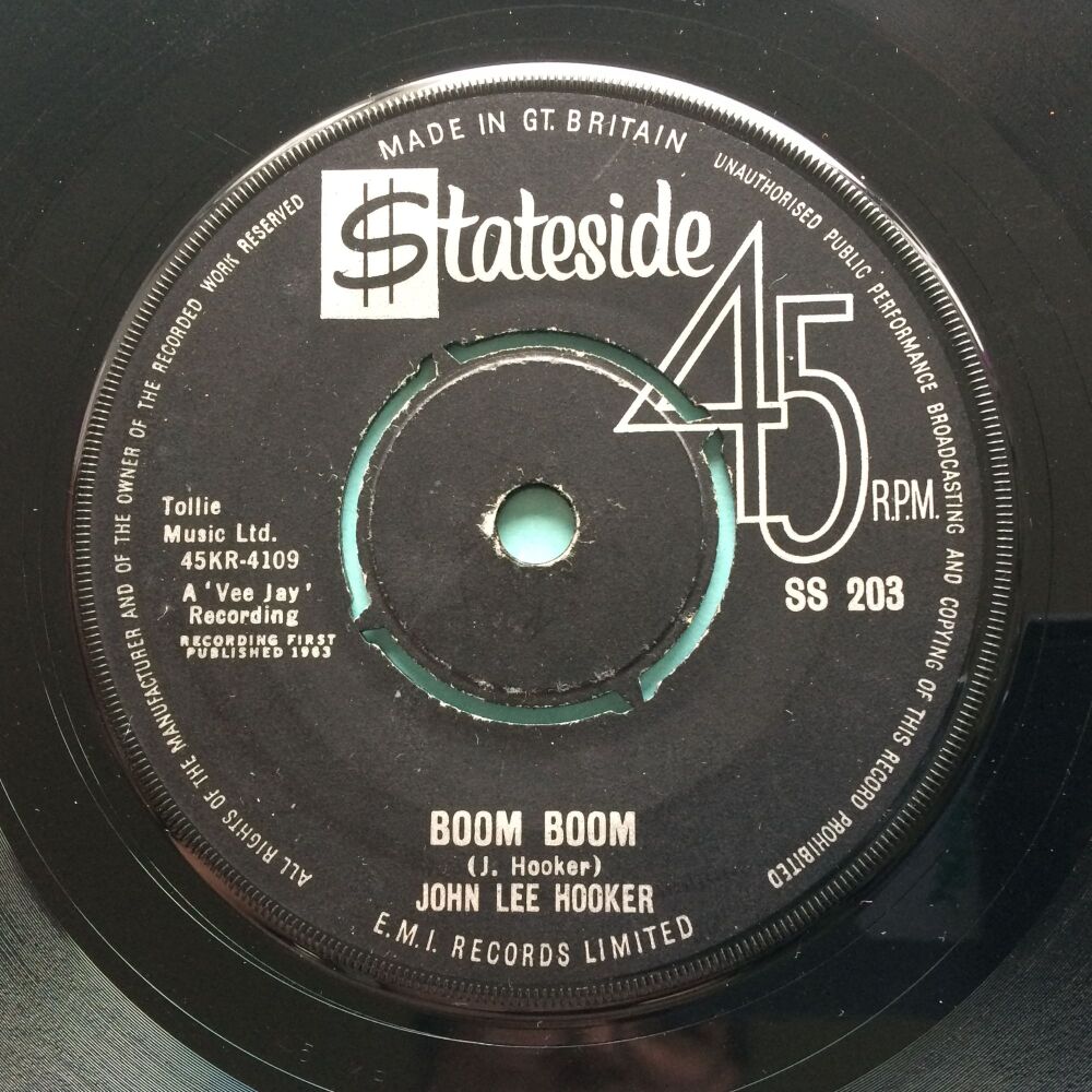 John Lee Hooker - Boom Boom - UK Stateside - Ex-