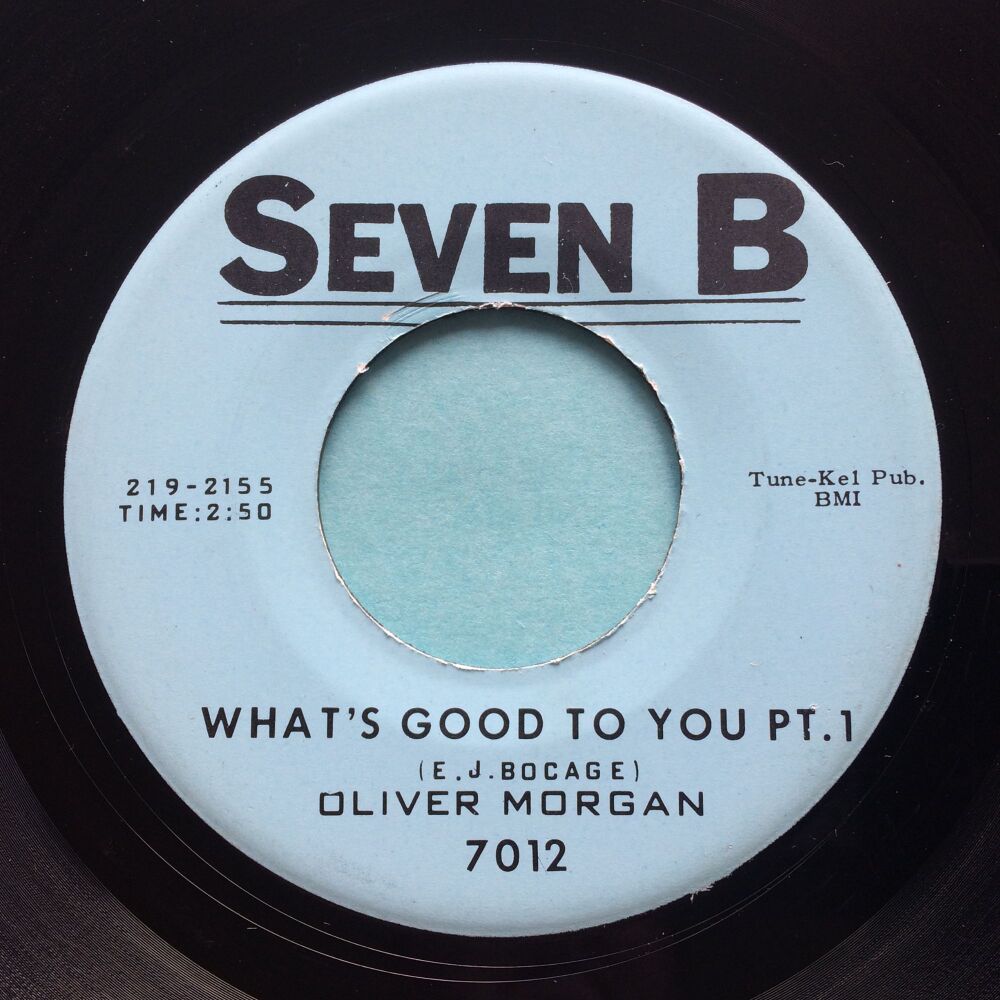 Oliver Morgan - What's good to you - Seven B