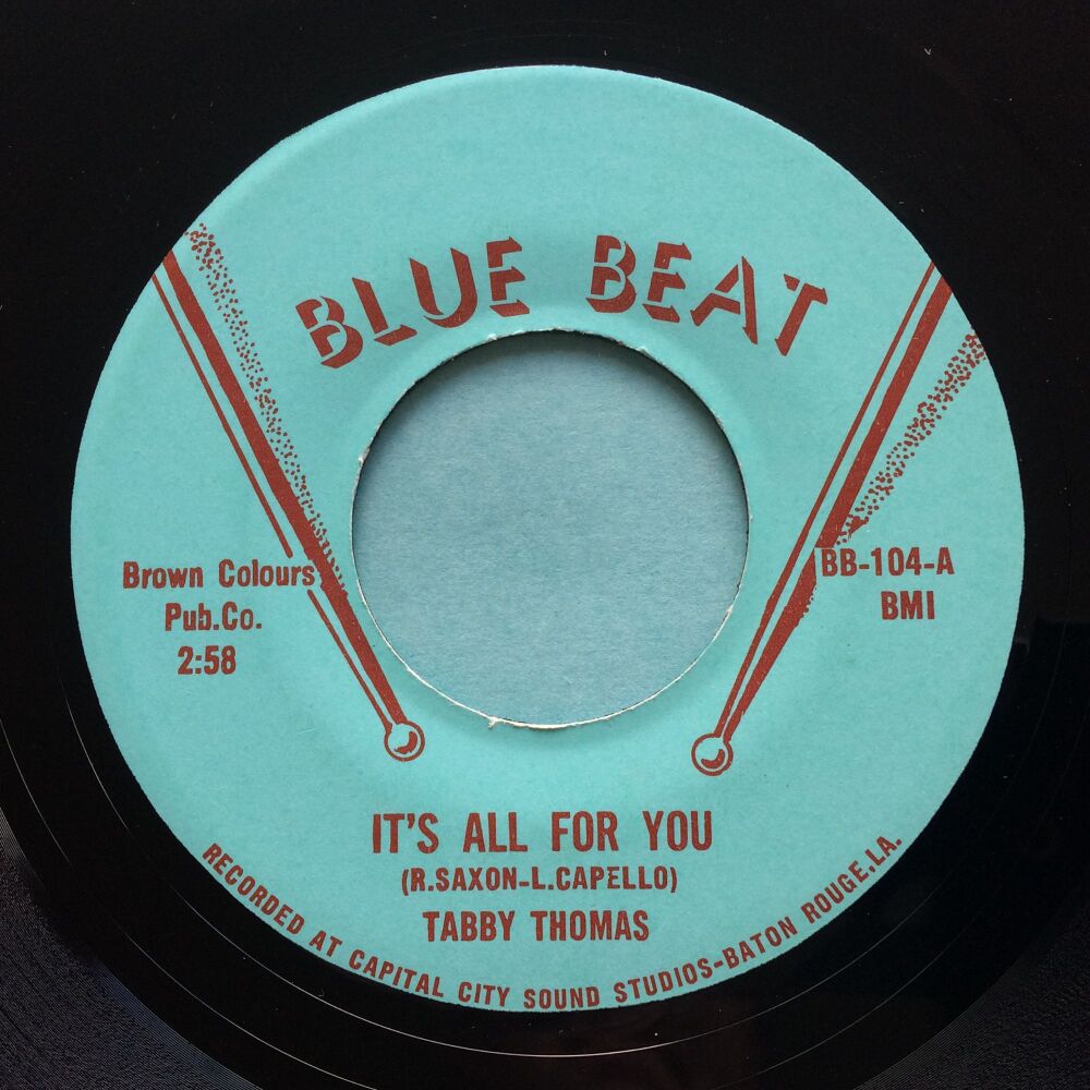 Tabby Thomas - It's all for you - Blue Beat