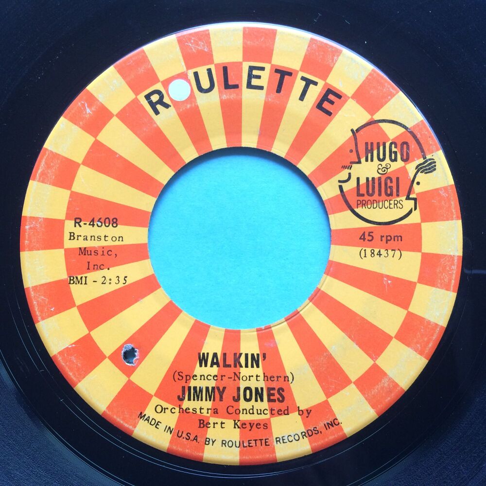 Jimmy Jones - Walkin' - Roulette - VG+