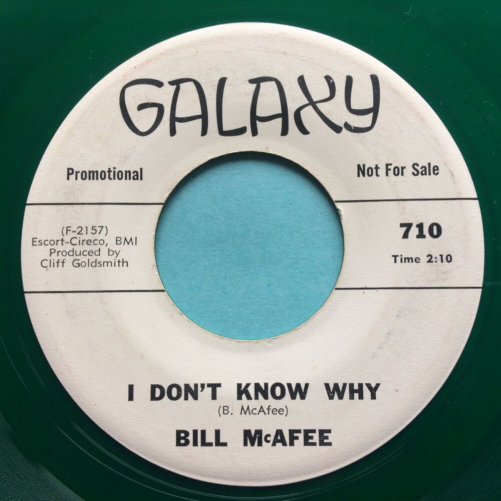 Bill McAfee - I don't know why - Galaxy promo - VG+