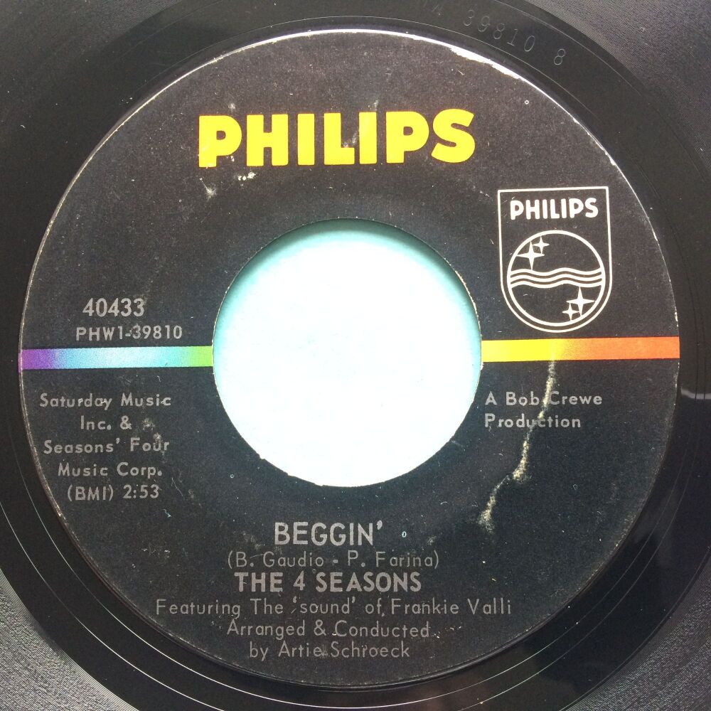 The 4 Seasons - Beggin' - Philips - Ex-