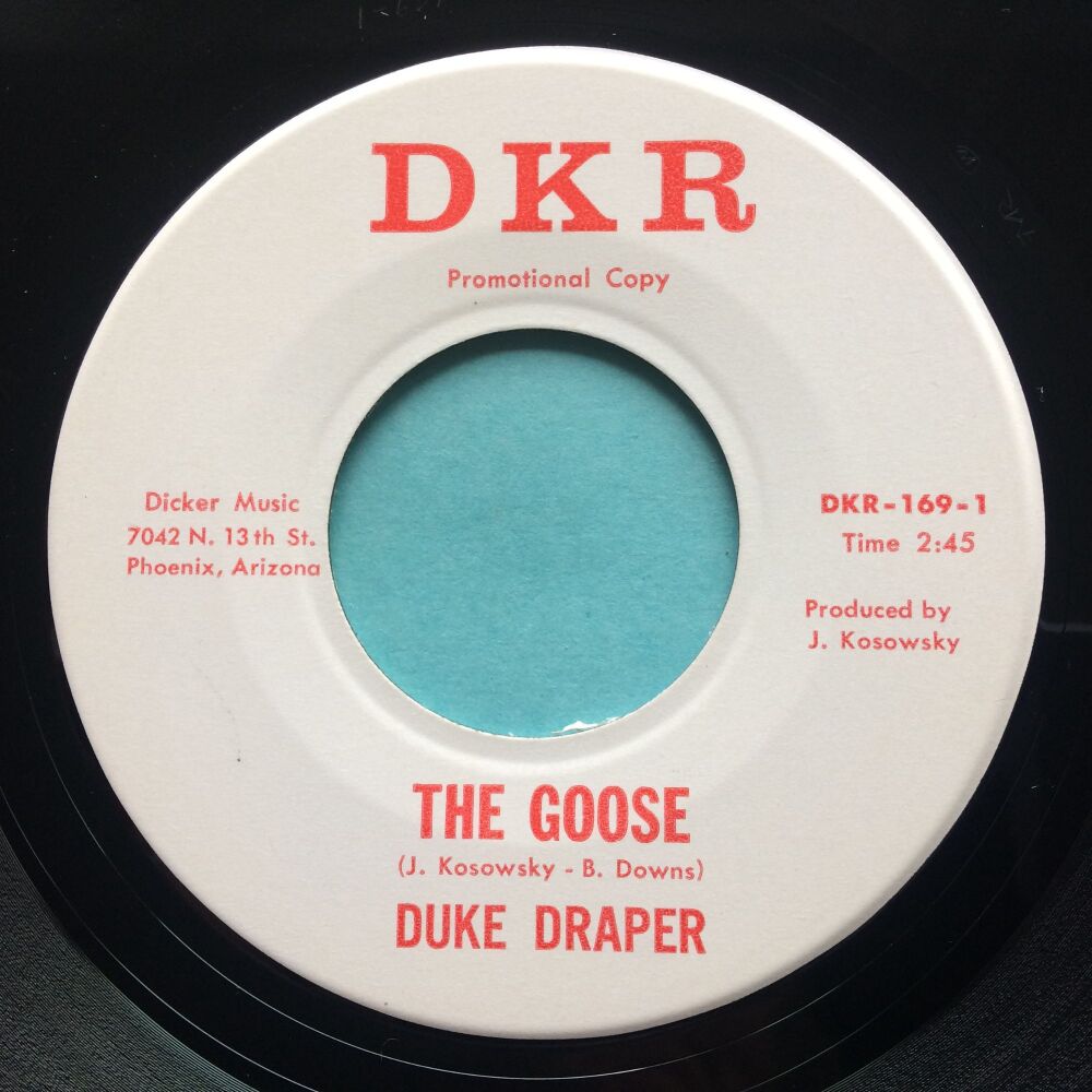 Duke Draper - The Goose b/w Up and out - DKR promo - Ex