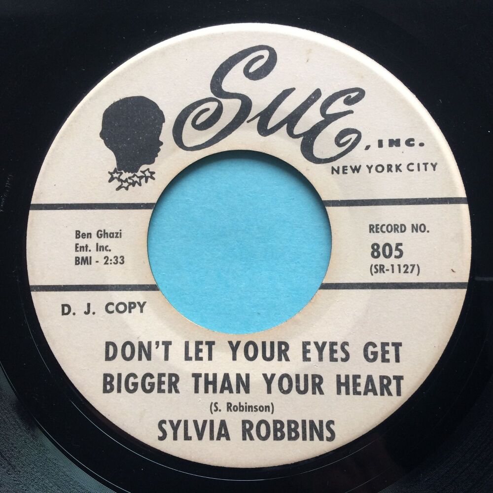 Sylvia Robbins - Don't let your heart get bigger than your eyes - Sue promo - VG+