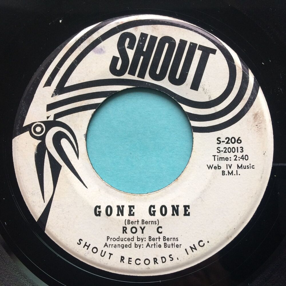 Roy C - Gone Gone - Shout - promo - Ex-
