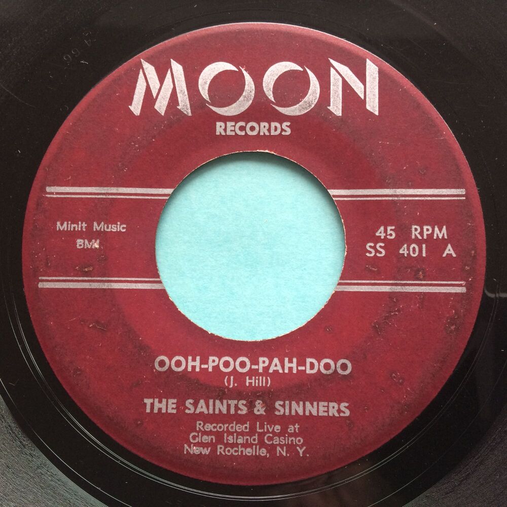 The Saints & Sinners - Ooh-Poo-Pah-Doo b/w Mercy, Mercy - Moon - Vg plays V