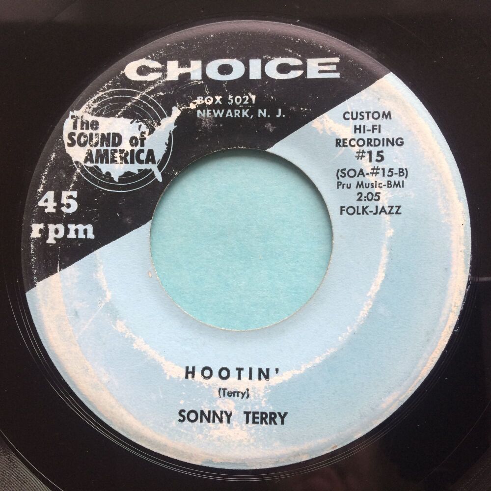 Sonny Terry - Hootin' - Choice - Ex-