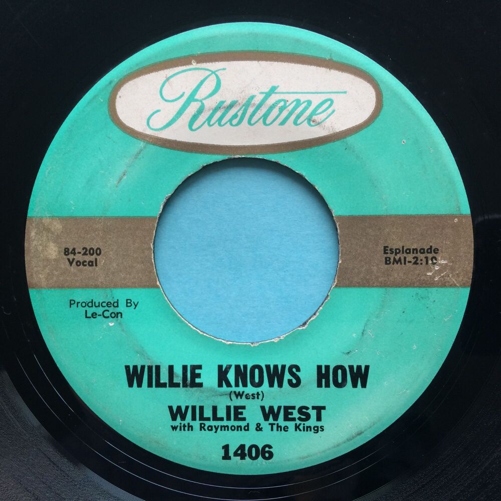 Willie West - Willie knows how - Rustone - Ex-