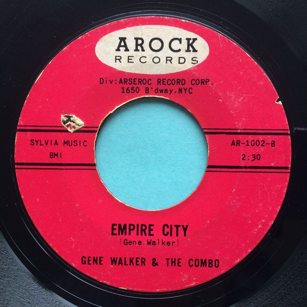 Gene Walker and the Combo - Empire City b/w Sophisticated Monkey - Arock - 