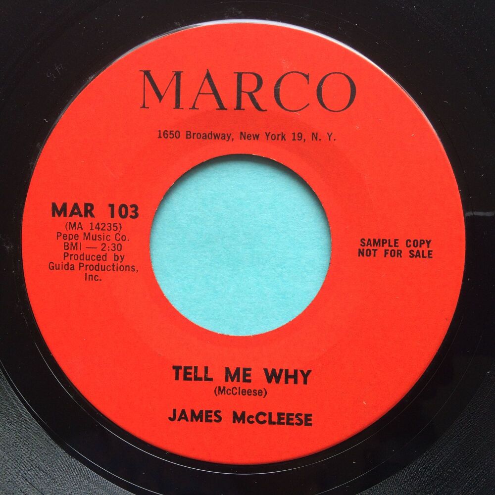 James McCleese - Tell me why - Marco - Ex-