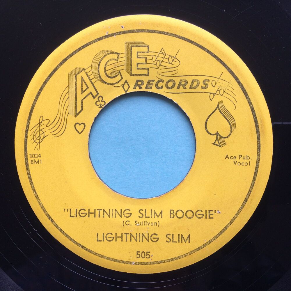 Lightning Slim - Lightning Boogie b/w Bad Feeling - Ace - Ex-