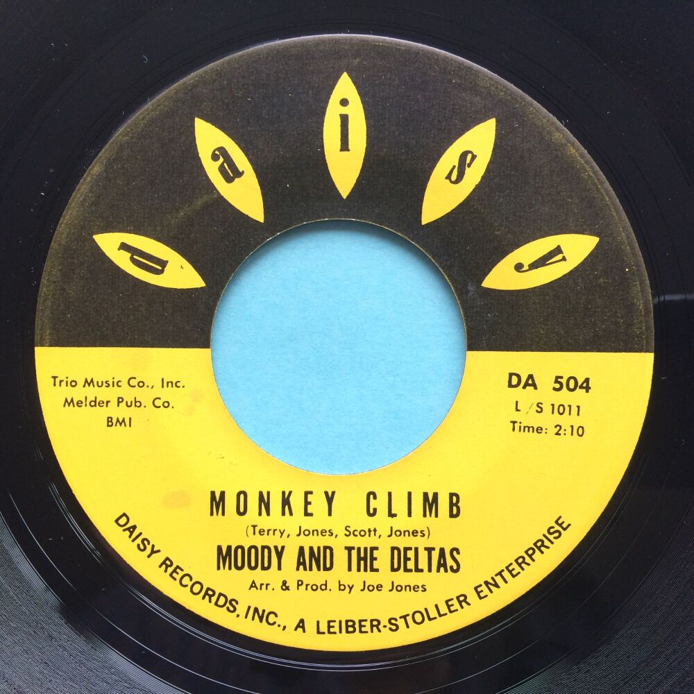 Moody and the Deltas -  Monkey Climb b/w Everybody come clap your hands - Daisy - Ex