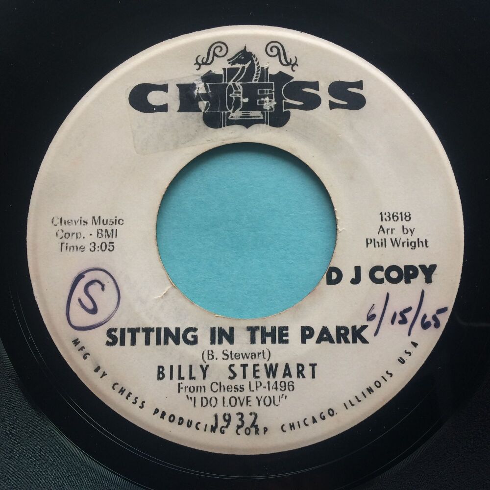 Billy Stewart - Sitting in the park - Chess promo (one sided) - VG+