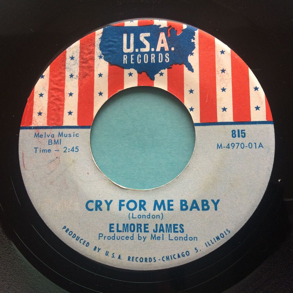 Elmore James - Cry for me baby b/w Take me where you go - USA - Ex