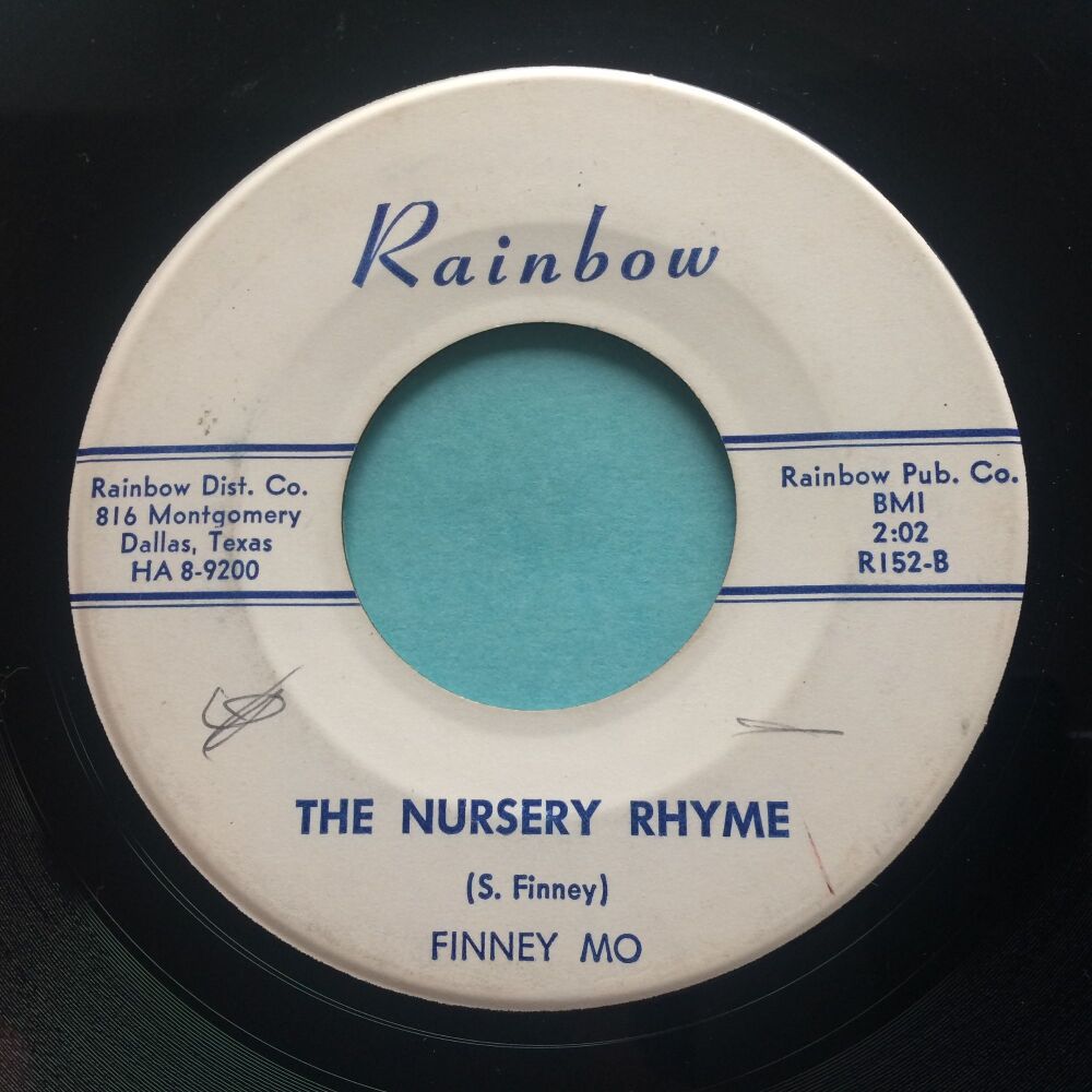 Finney Mo - The nursery rhyme b/w If you couldn't call me - Rainbow - Ex-