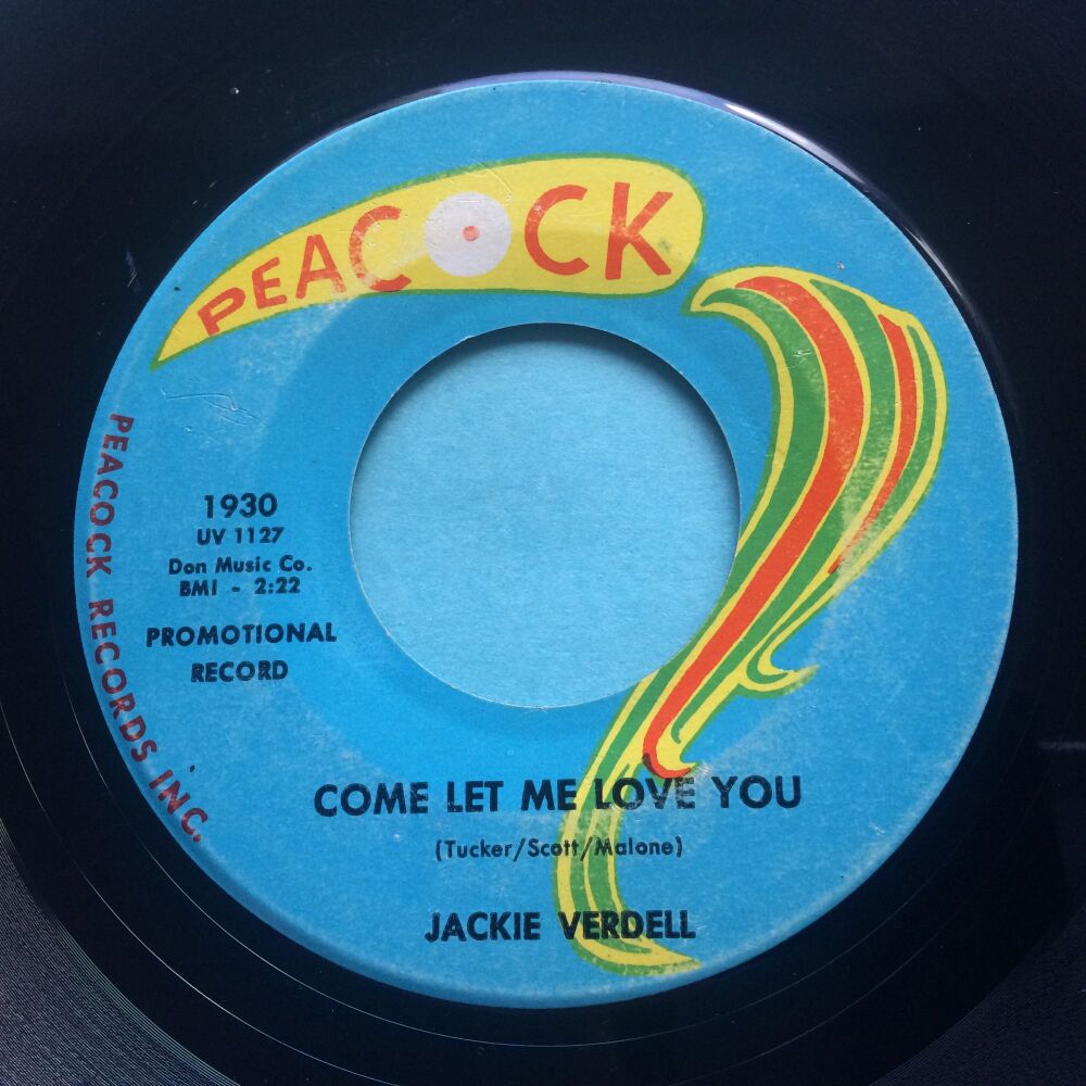 Jackie Verdell - Come let me love you - Peacock - VG+