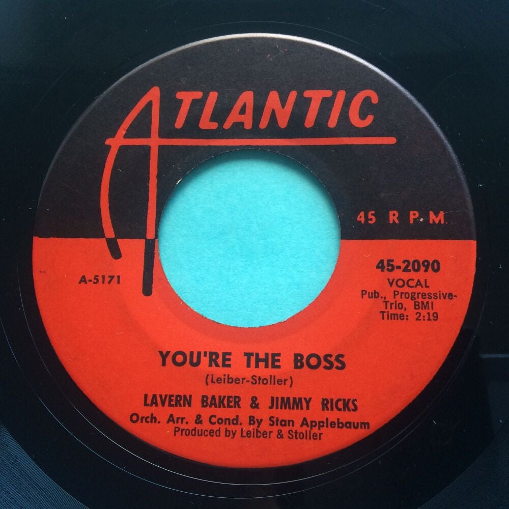 Lavern Baker & Jimmy Ricks - You're the boss - Atlantic - Ex-
