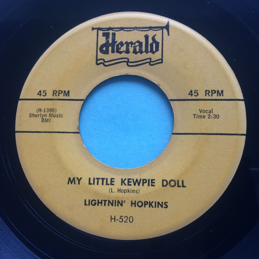 Lightnin' Hopkins - My little kewpie doll - Herald - VG+