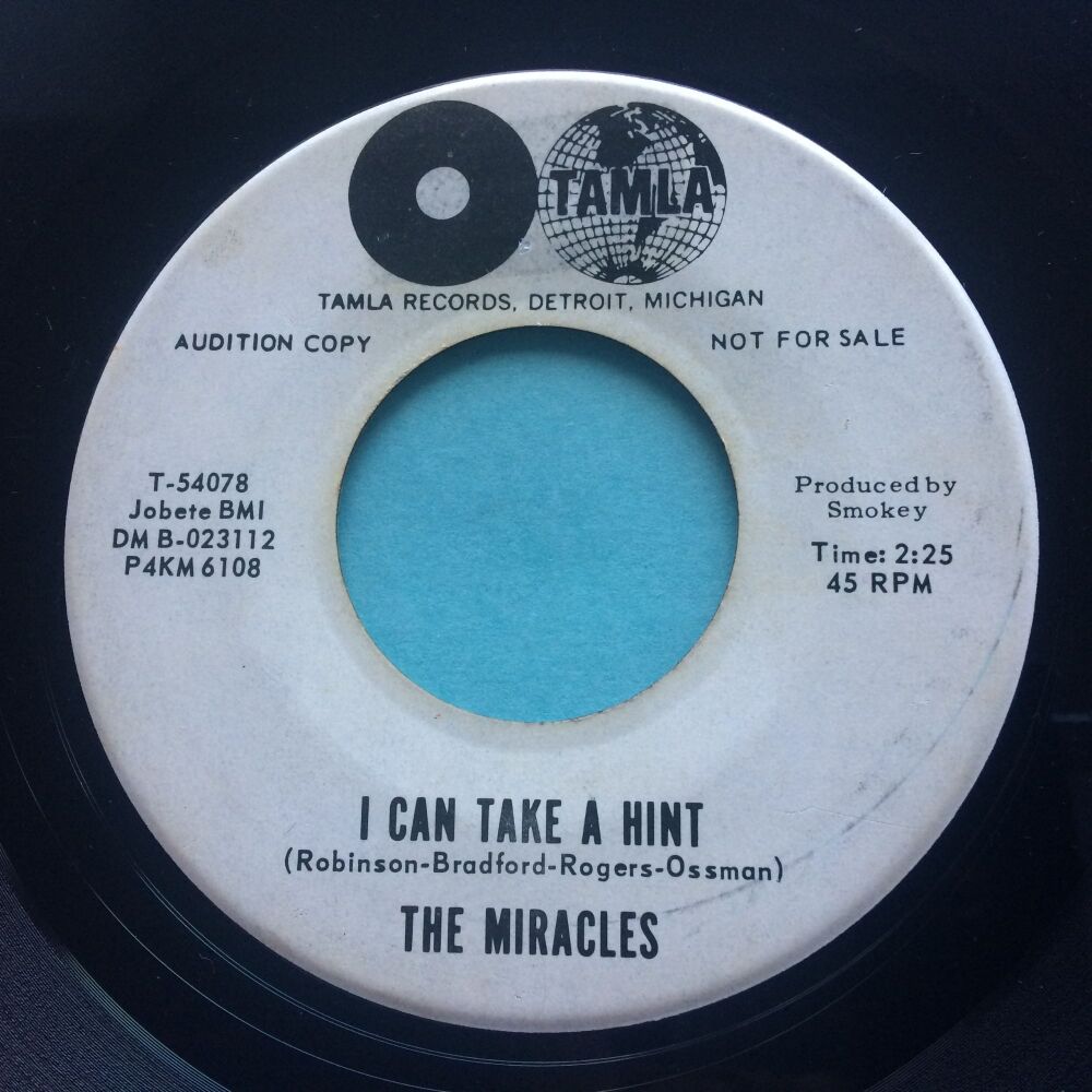 Miracles - I can take a hint - Tamla promo - Ex-