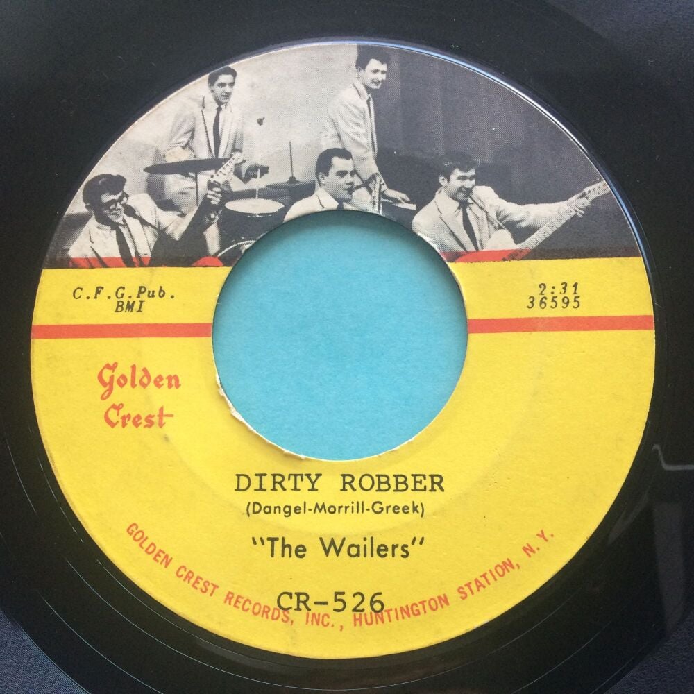 Wailers - Dirty Robber b/w Mau Mau - Golden Crest - VG+