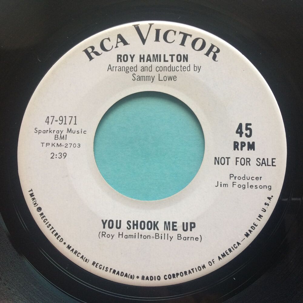 Roy Hamilton - You shook me up b/w So high - RCA promo - Ex
