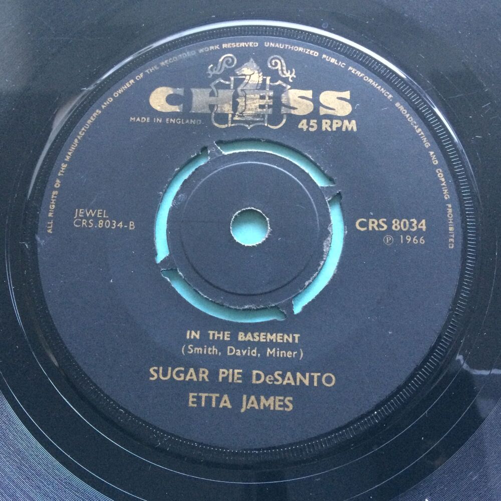 Sugar Pie Desanto & Etta James - There's gonna be trouble b/w In the baseme