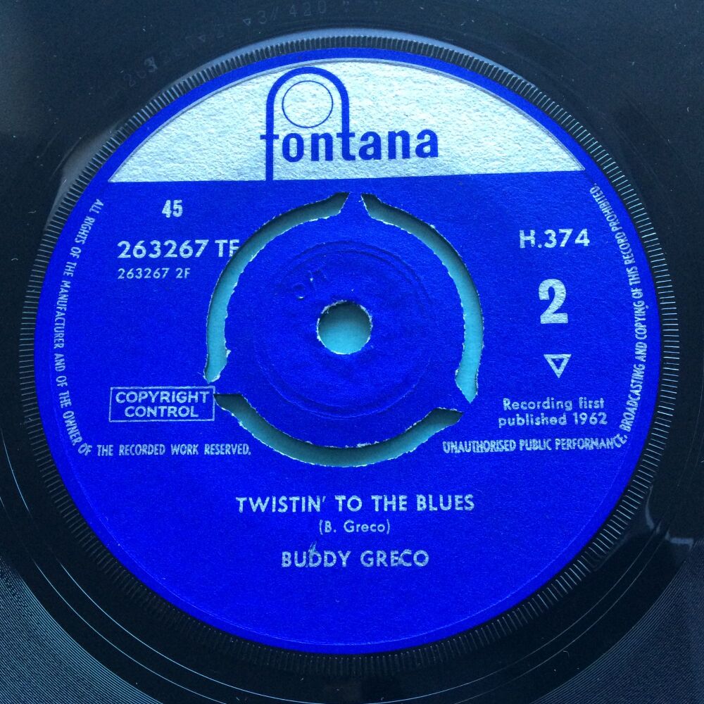 Buddy Greco - Twistin' to the blues - U.K.Fontana - Ex