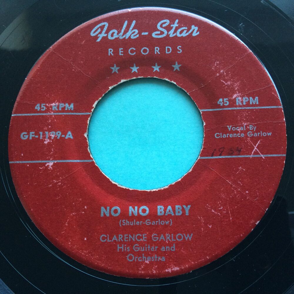 Clarence Garlow - No No Baby - Folk-Star - VG+