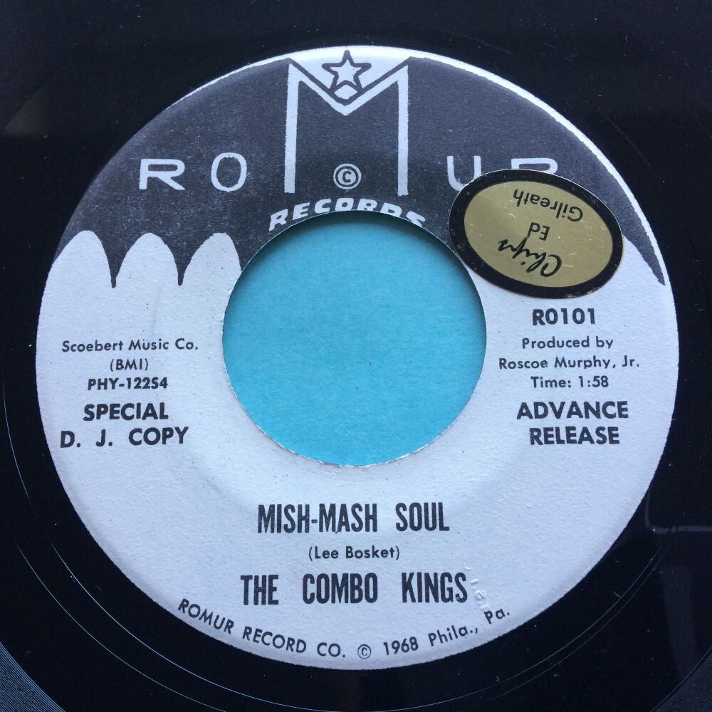 Combo Kings - Mish Mash Soul b/w Same - Romur promo + Original Romur (lyric