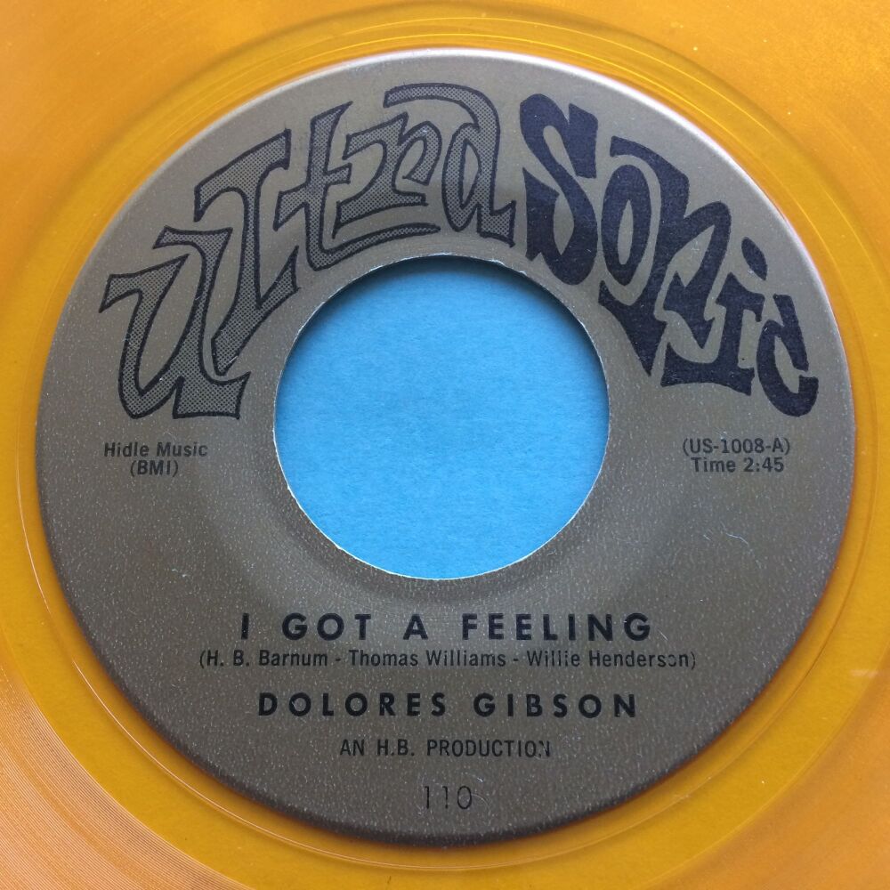 Dolores Gibson - I got a feeling - Ultrasonic (yellow vinyl) - Ex