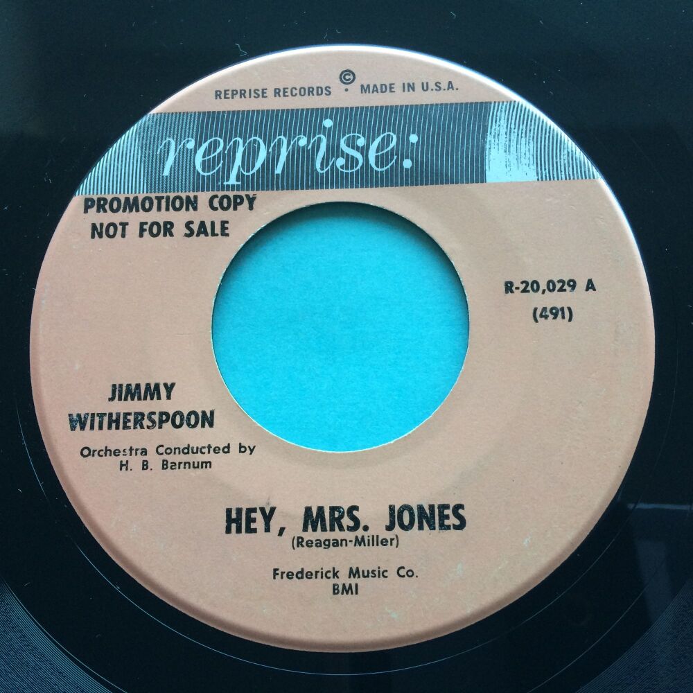 Jimmy Witherspoon - Hey Mrs Jones - Reprise promo - Ex