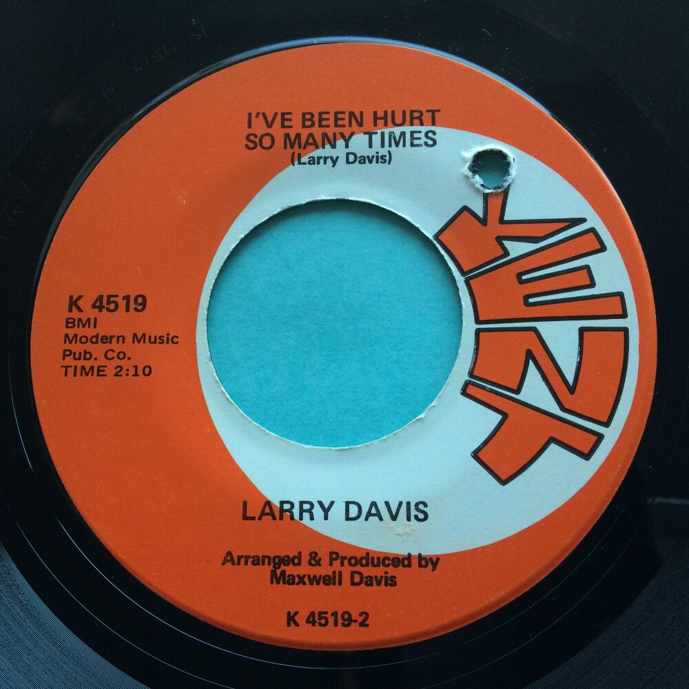 Larry Davis - I've been hurt so many times b/w For 5 long years - Kent - Ex