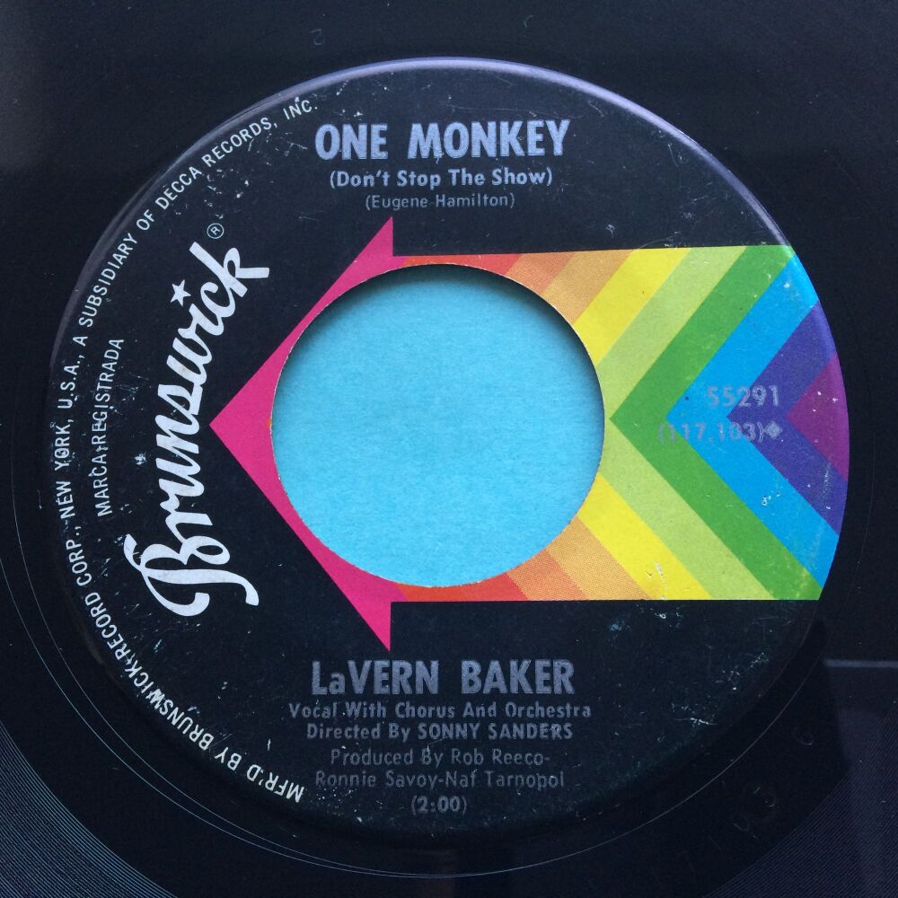Lavern Baker - One monkey (don't stop the show) - Brunswick - VG+