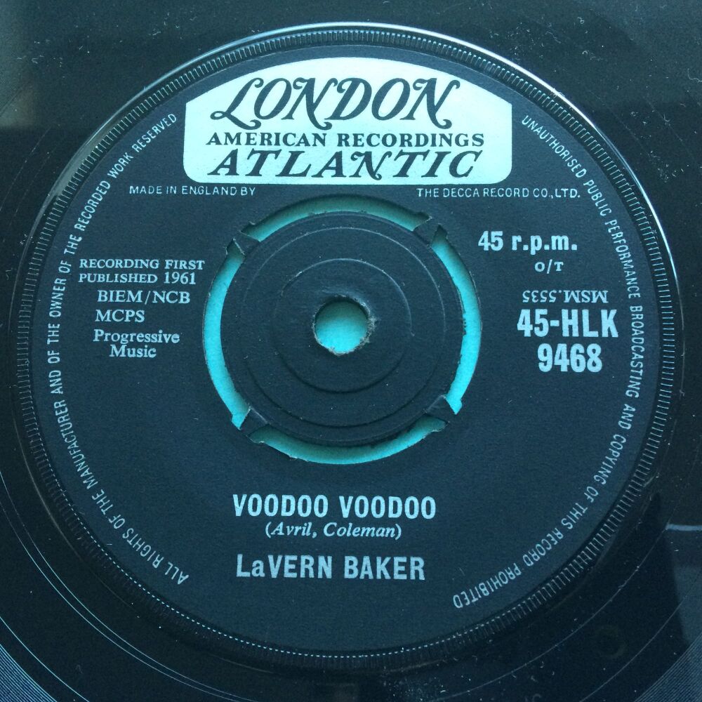 Lavern Baker - Voodoo voodoo b/w Hey, Memphis - U.K. London Atlantic - Ex